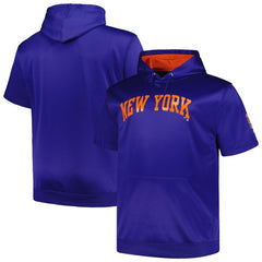New York Mets Profile Big & Tall Contrast Short Sleeve Pullover Hoodie On Sale