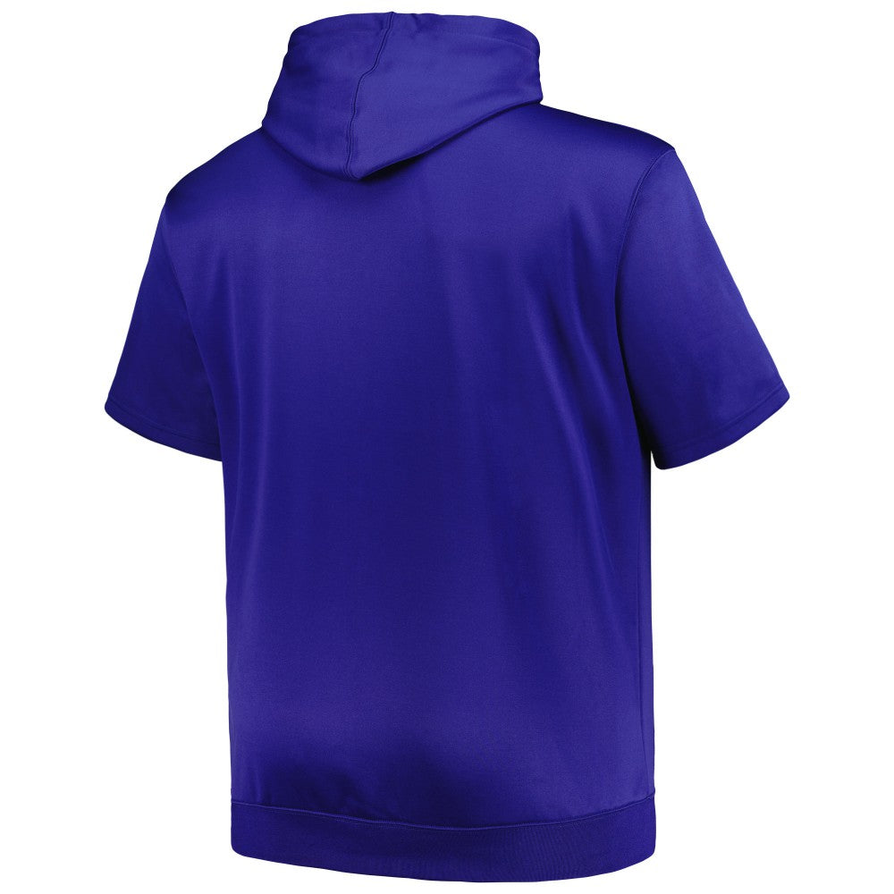 New York Mets Profile Big & Tall Contrast Short Sleeve Pullover Hoodie On Sale
