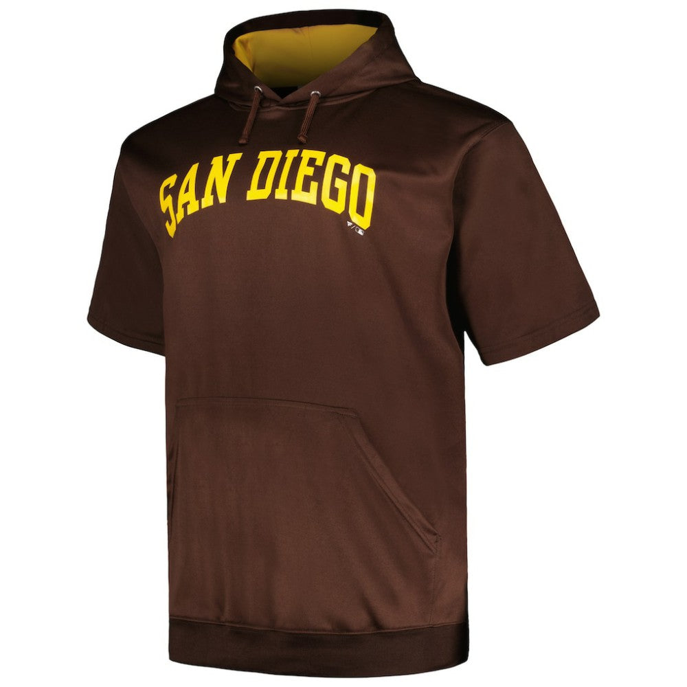 San Diego Padres Profile Big & Tall Contrast Short Sleeve Pullover Hoodie discount
