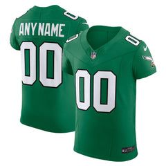 Philadelphia Eagles 2nd Alternate Vapor F.U.S.E. Elite Custom Jersey Kelly Green - Nike