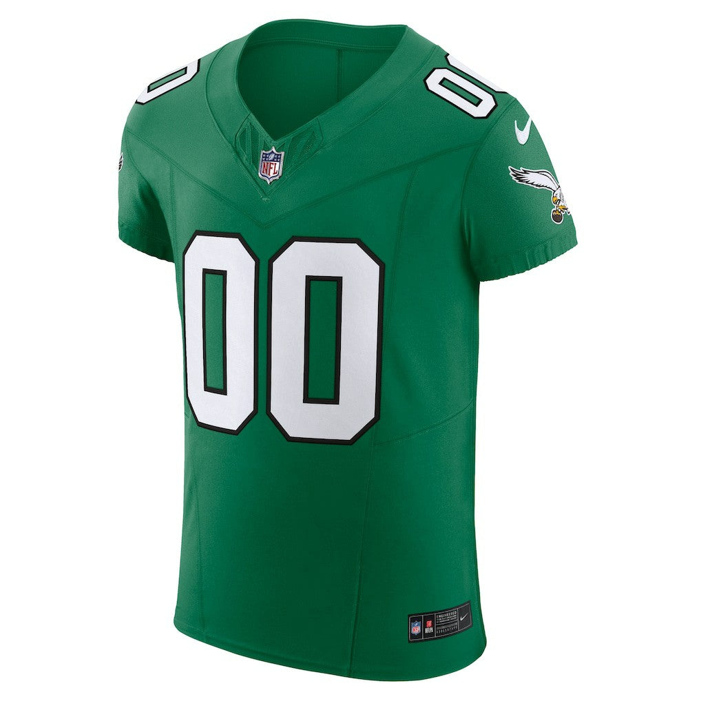 Philadelphia Eagles 2nd Alternate Vapor F.U.S.E. Elite Custom Jersey Kelly Green - Nike