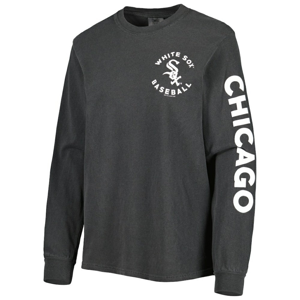Chicago White Sox Soft as a Grape Women's Team Pigment Dye Long Sleeve T-Shirt Clearance