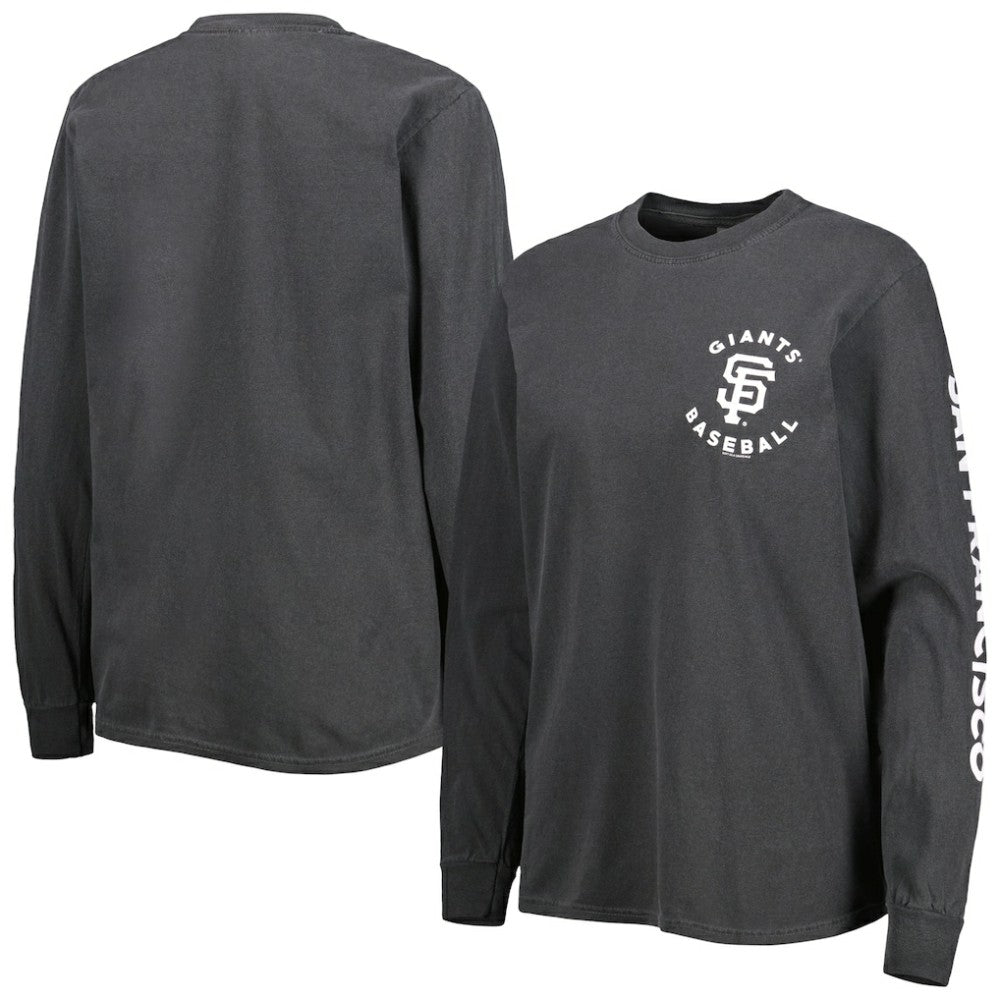 San Francisco Giants Soft as a Grape Women's Team Pigment Dye Long Sleeve T-Shirt Online