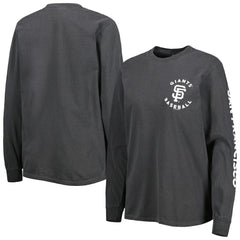 San Francisco Giants Soft as a Grape Women's Team Pigment Dye Long Sleeve T-Shirt Online