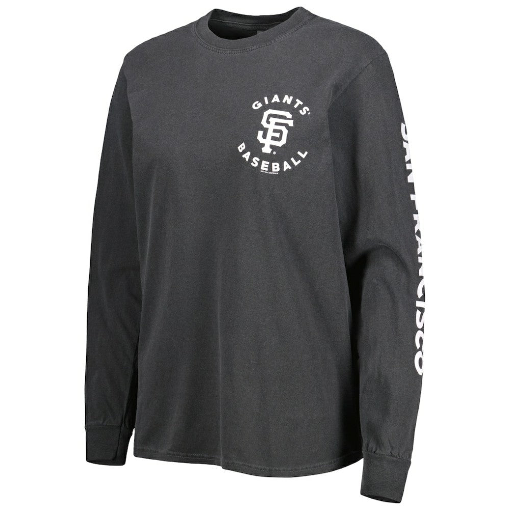 San Francisco Giants Soft as a Grape Women's Team Pigment Dye Long Sleeve T-Shirt Online