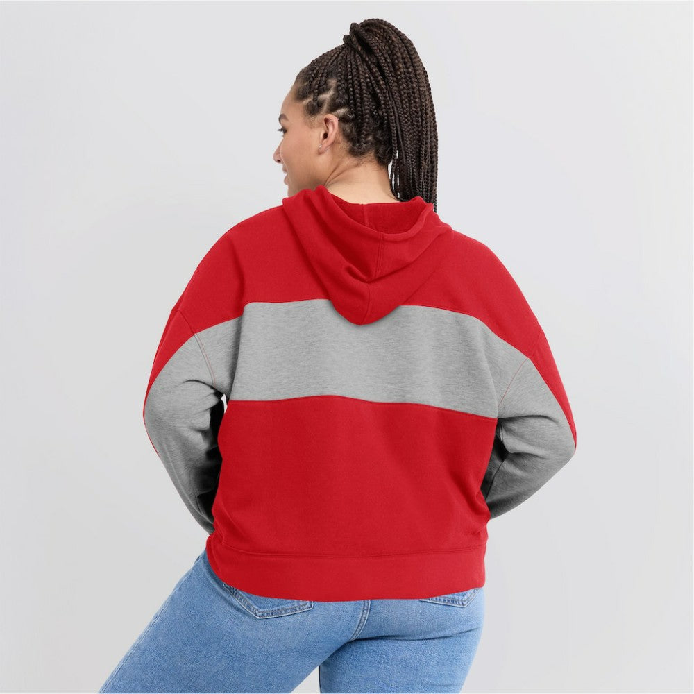 Los Angeles Angels Fanatics Women's Filled Stat Sheet Pullover Hoodie Clearance
