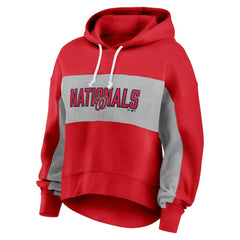 Washington Nationals Fanatics Women's Filled Stat Sheet Pullover Hoodie discount