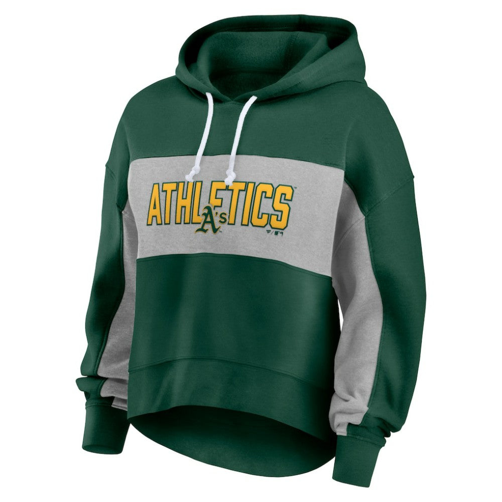 Athletics Fanatics Women's Filled Stat Sheet Pullover Hoodie Clearance