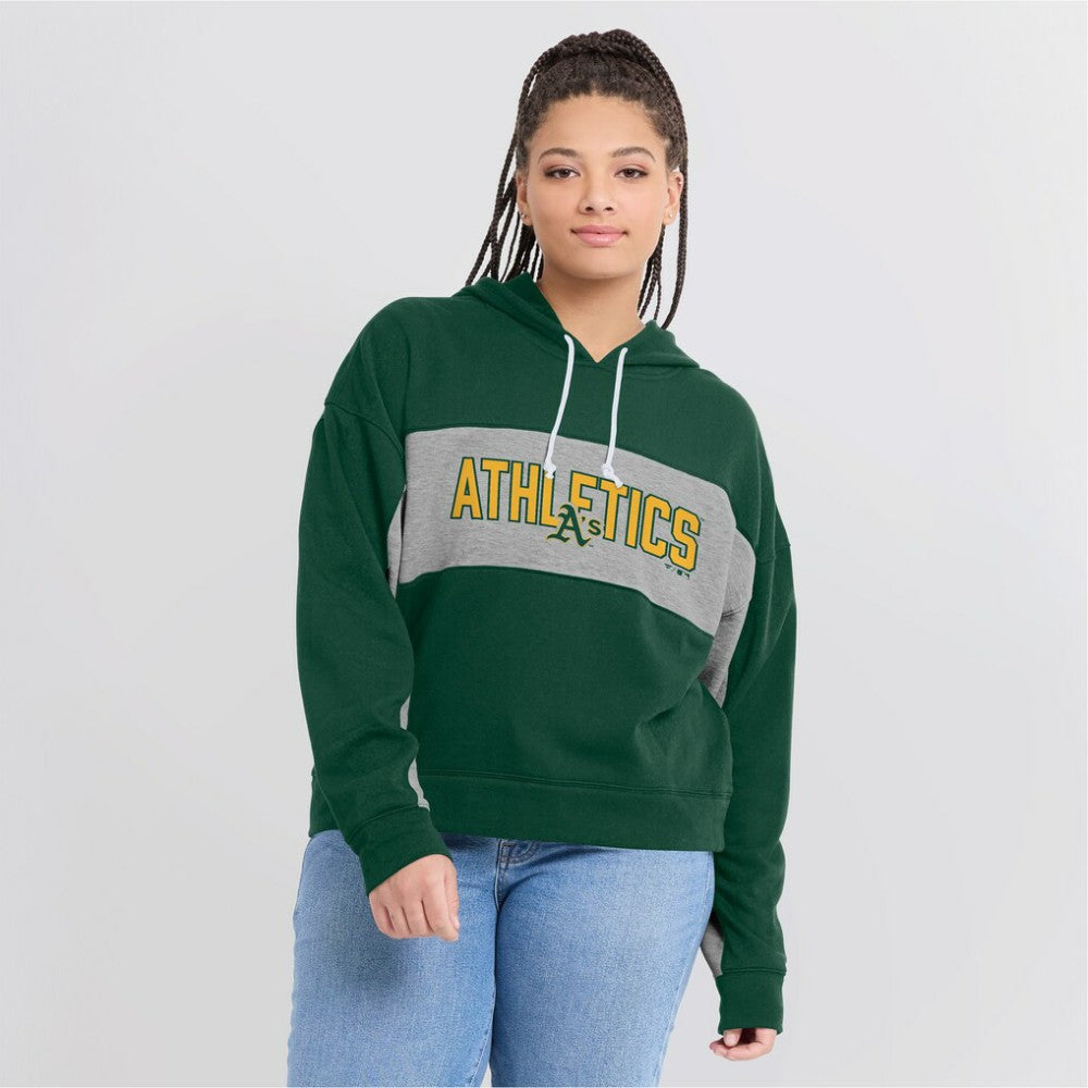 Athletics Fanatics Women's Filled Stat Sheet Pullover Hoodie Clearance