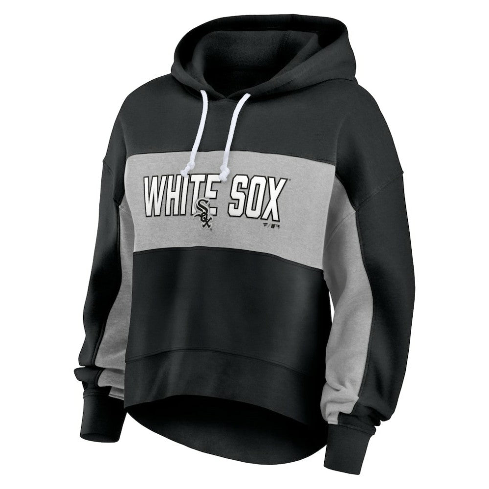 Chicago White Sox Fanatics Women's Filled Stat Sheet Pullover Hoodie On Sale