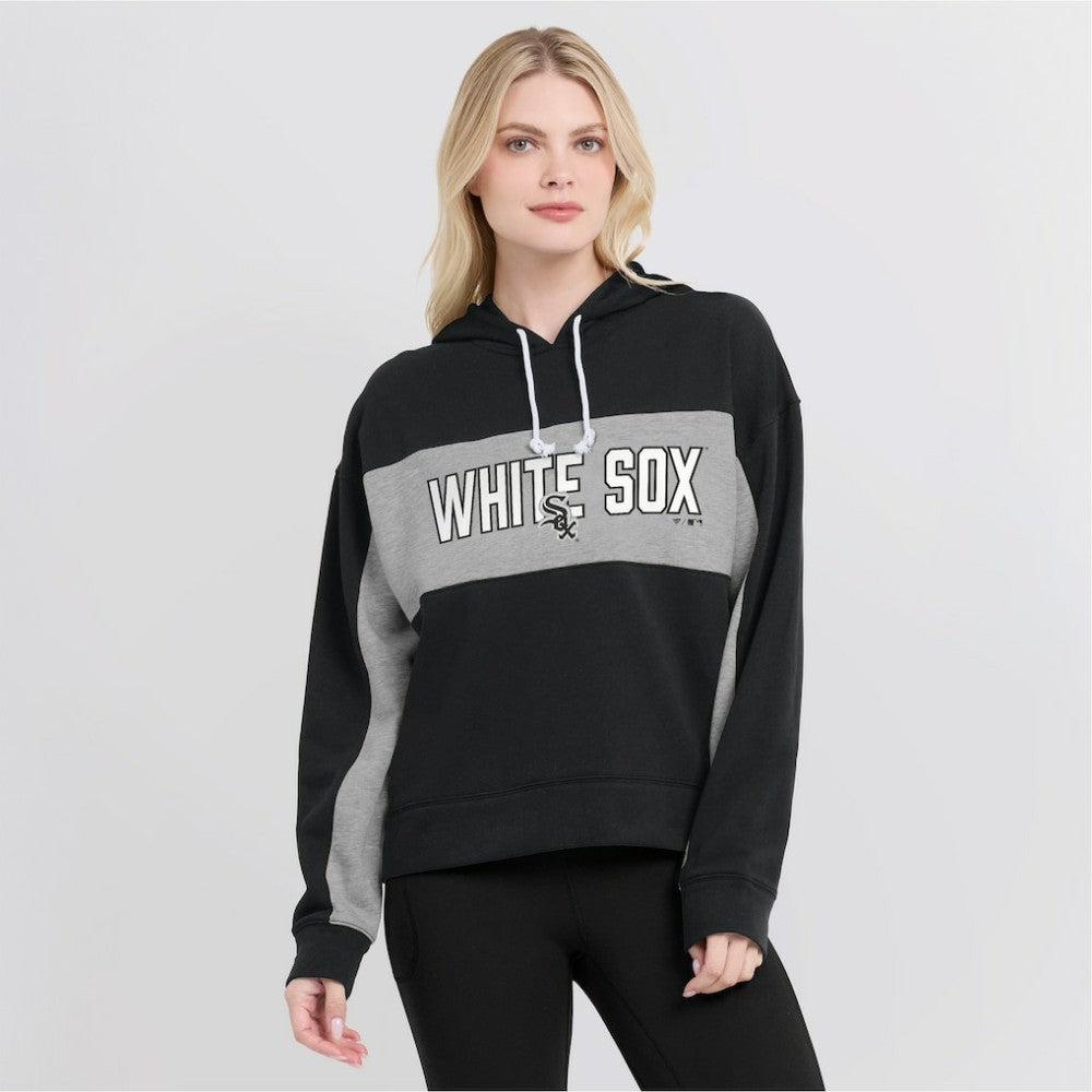 Chicago White Sox Fanatics Women's Filled Stat Sheet Pullover Hoodie On Sale