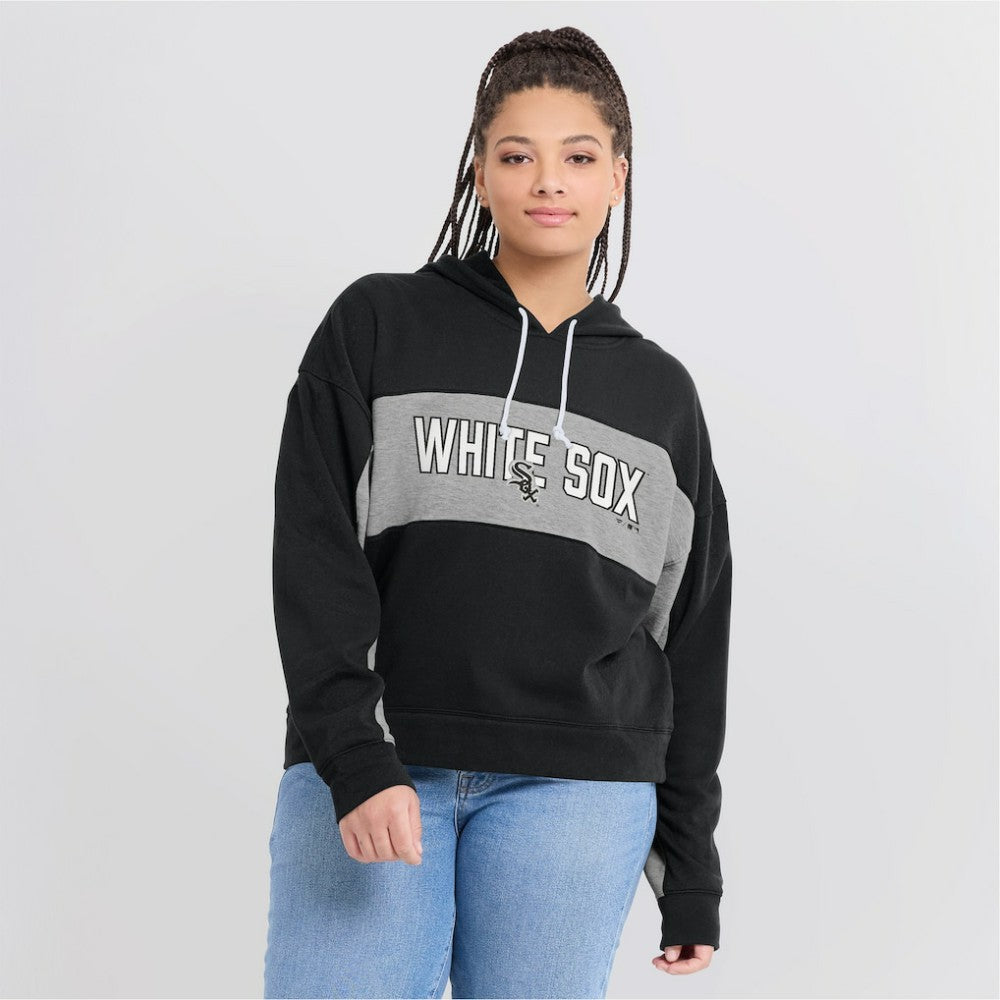 Chicago White Sox Fanatics Women's Filled Stat Sheet Pullover Hoodie On Sale