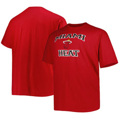 NBA - Miami Heat Big & Tall Heart & Soul T-Shirt - Red