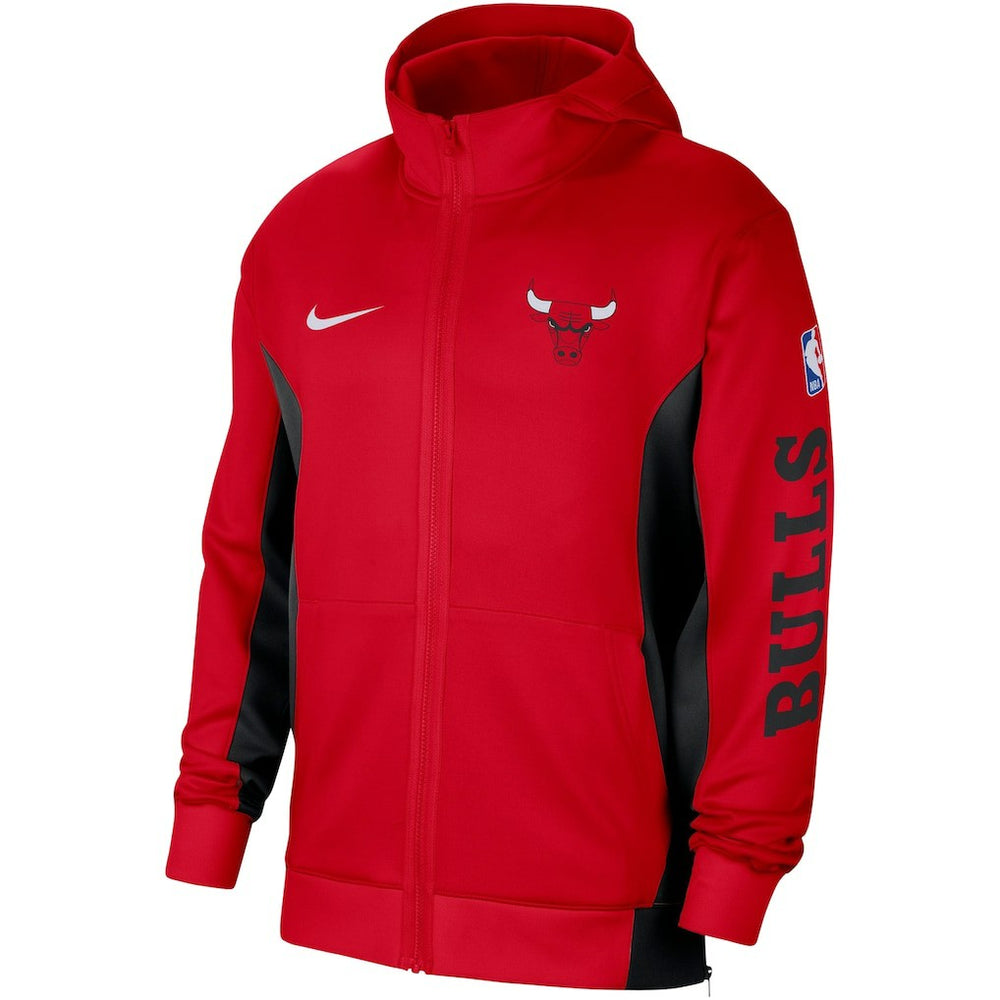 Nike - Chicago Bulls 2023/24 Authentic Showtime Full-Zip Hoodie - Red