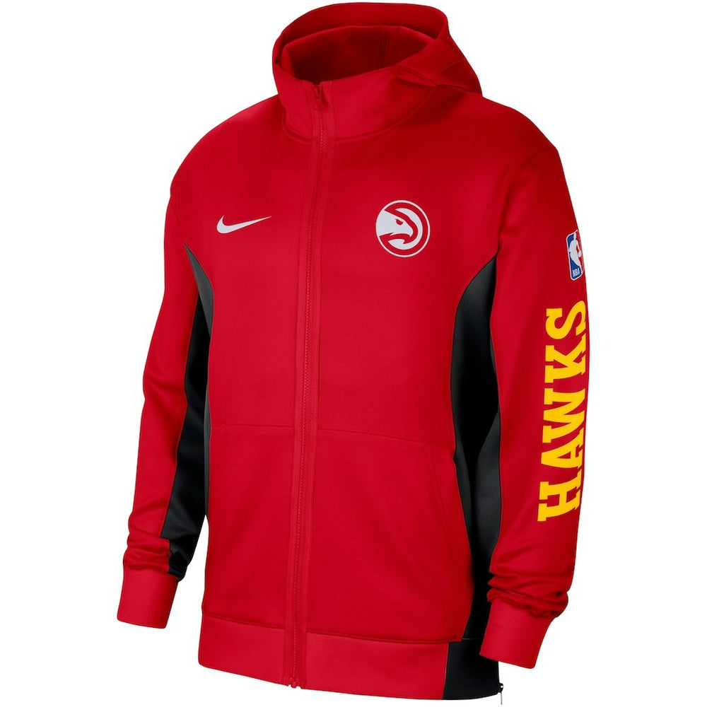 Nike - Atlanta Hawks 2023/24 Authentic Showtime Full-Zip Hoodie - Red