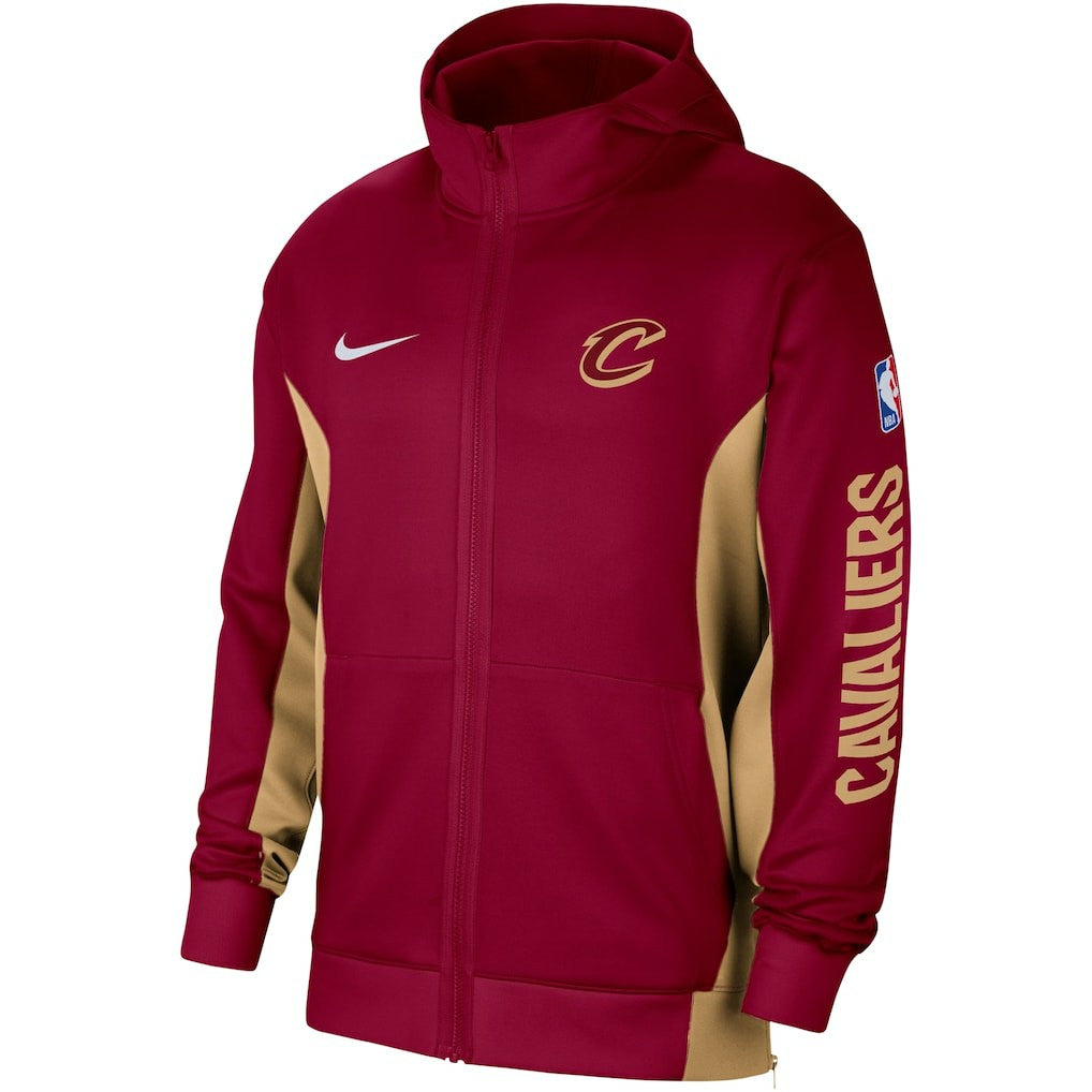 Nike - Cleveland Cavaliers 2023/24 Authentic Showtime Full-Zip Hoodie - Wine