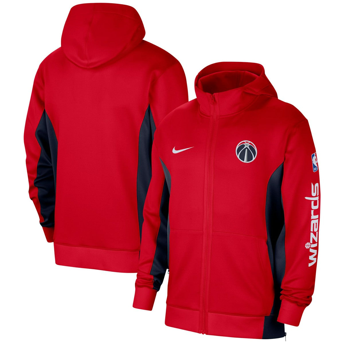 Nike - Washington Wizards 2023/24 Authentic Showtime Full-Zip Hoodie - Red