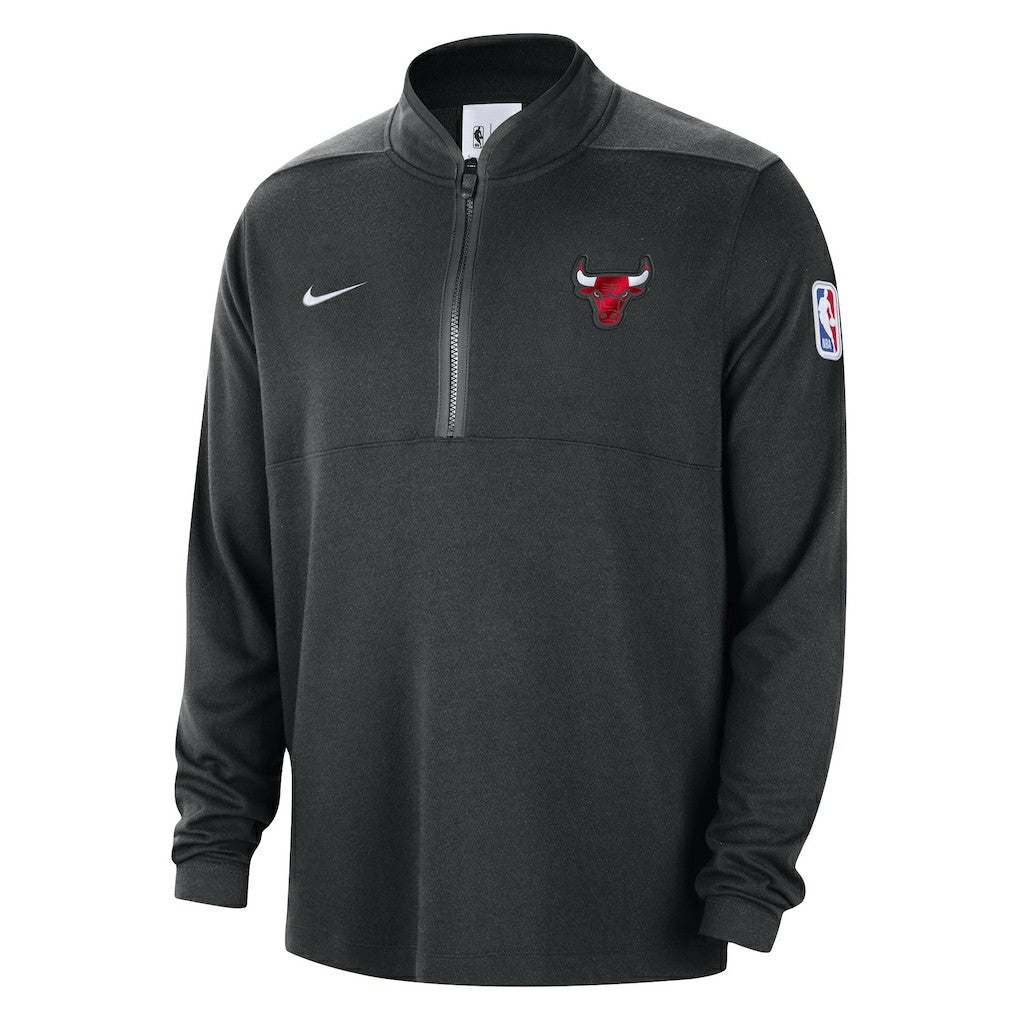 Nike - Chicago Bulls Authentic Performance Half-Zip Jacket - Black