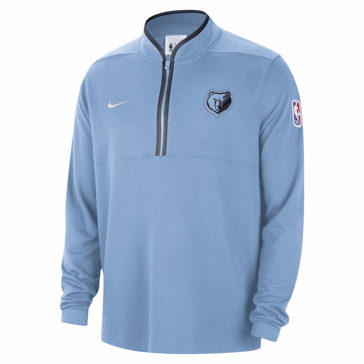 Nike - Memphis Grizzlies Authentic Performance Half-Zip Jacket - Light Blue