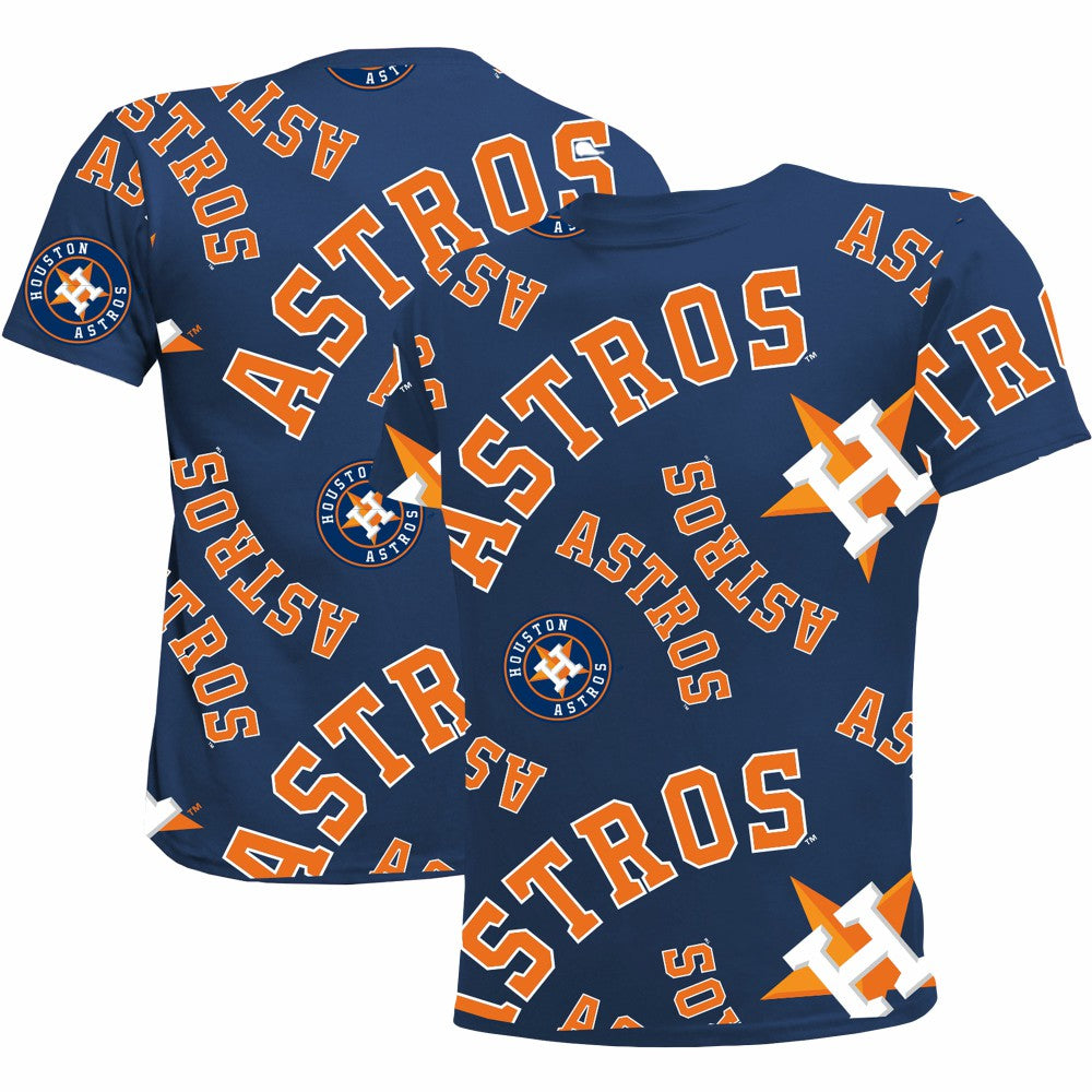 Houston Astros Stitches Youth Allover Team T-Shirt On Sale