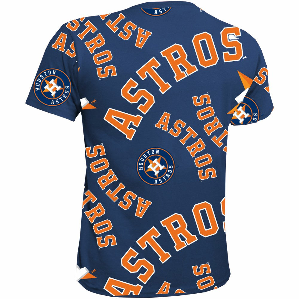 Houston Astros Stitches Youth Allover Team T-Shirt On Sale