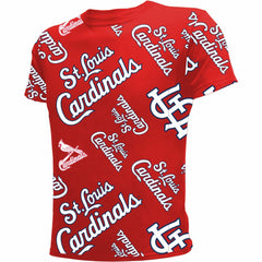 St. Louis Cardinals Stitches Youth Allover Team T-Shirt for sale