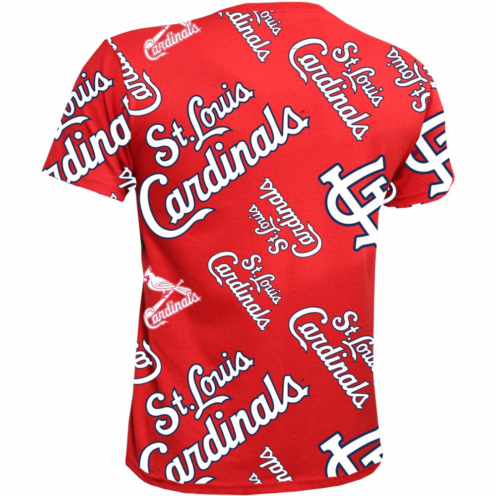 St. Louis Cardinals Stitches Youth Allover Team T-Shirt for sale