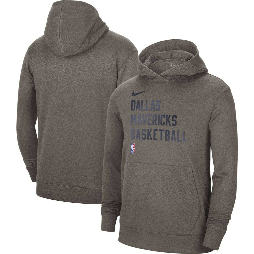 Nike - Dallas Mavericks Unisex 2023/24 Performance Spotlight On-Court Practice Pullover Hoodie - Gray