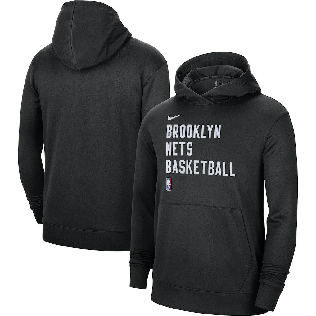 Nike - Brooklyn Nets Unisex 2023/24 Performance Spotlight On-Court Practice Pullover Hoodie - Black