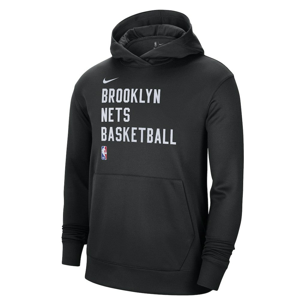 Nike - Brooklyn Nets Unisex 2023/24 Performance Spotlight On-Court Practice Pullover Hoodie - Black