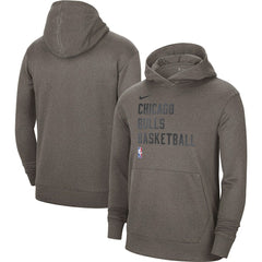 Nike - Chicago Bulls Unisex 2023/24 Performance Spotlight On-Court Practice Pullover Hoodie - Olive