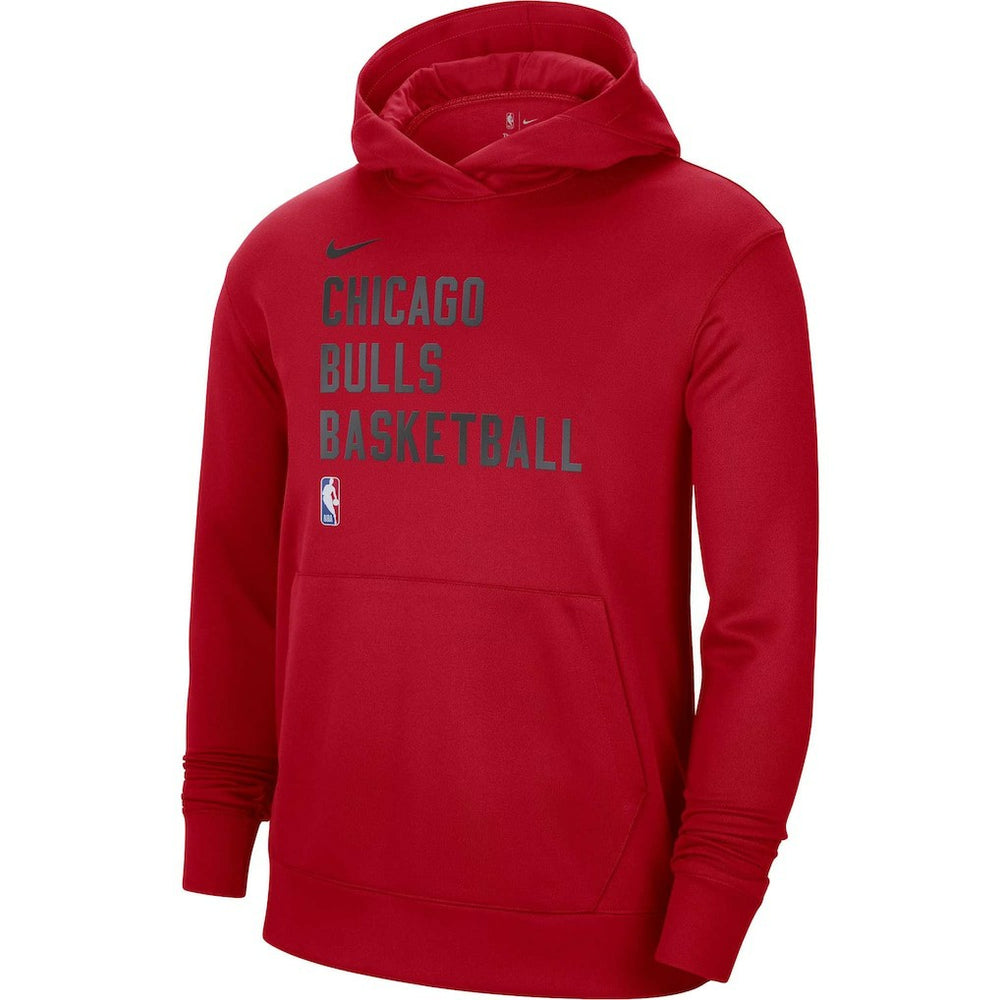 Nike - Chicago Bulls Unisex 2023/24 Performance Spotlight On-Court Practice Pullover Hoodie - Red