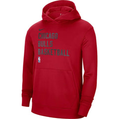 Nike - Chicago Bulls Unisex 2023/24 Performance Spotlight On-Court Practice Pullover Hoodie - Red