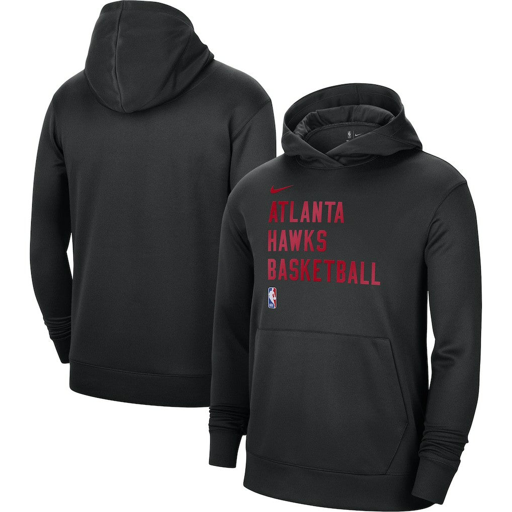 Nike - Atlanta Hawks Unisex 2023/24 Performance Spotlight On-Court Practice Pullover Hoodie - Black