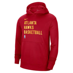 Nike - Atlanta Hawks Unisex 2023/24 Performance Spotlight On-Court Practice Pullover Hoodie - Red