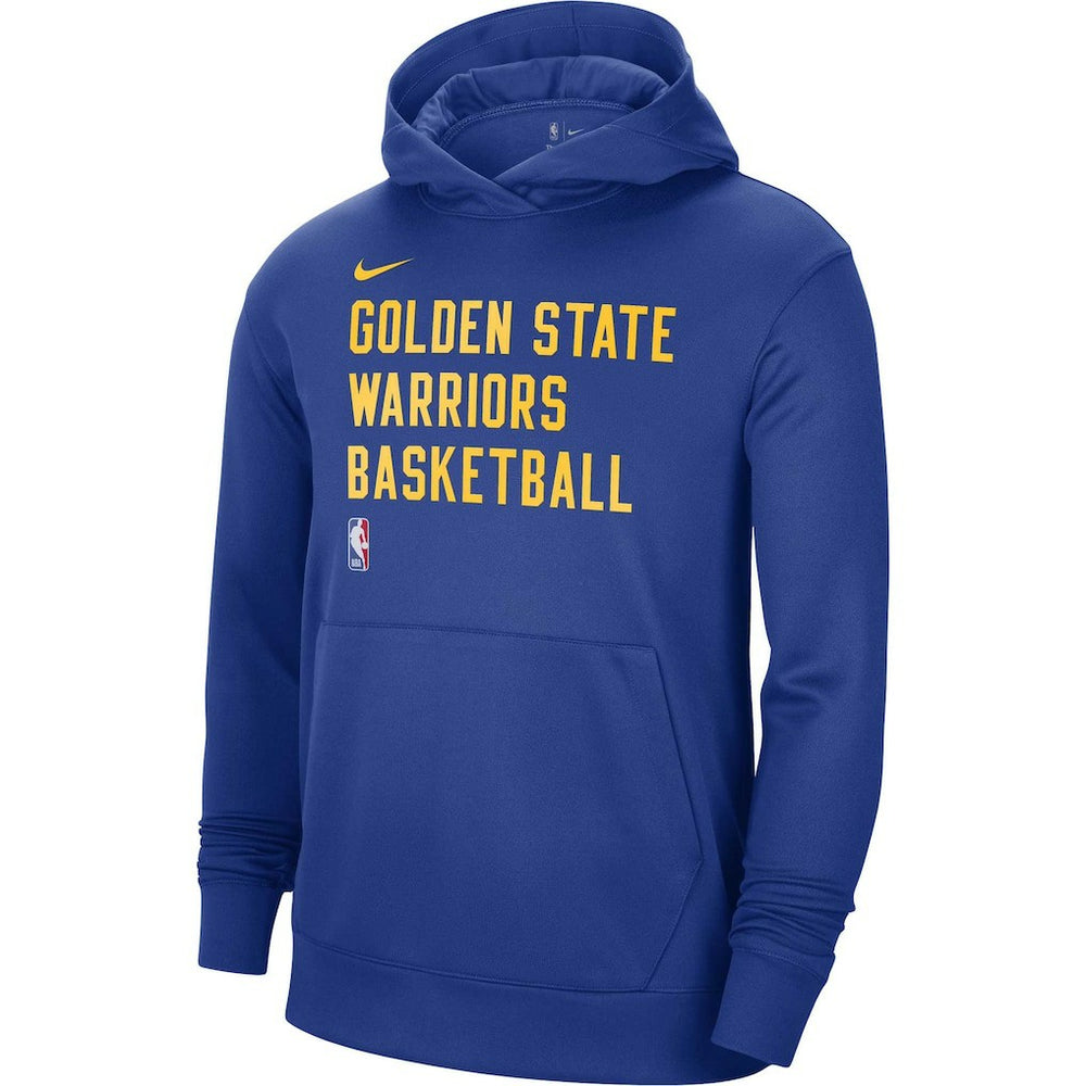 Nike - Golden State Warriors Unisex 2023/24 Performance Spotlight On-Court Practice Pullover Hoodie - Royal