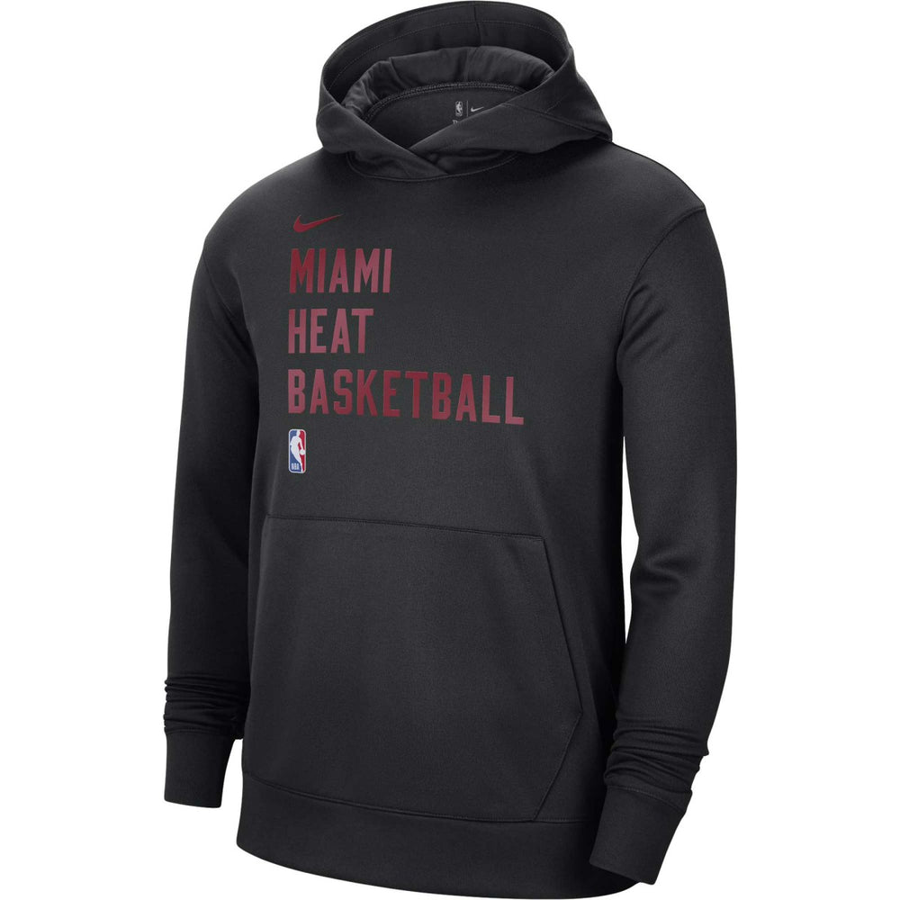 Nike - Miami Heat Unisex 2023/24 Performance Spotlight On-Court Practice Pullover Hoodie - Black