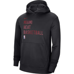Nike - Miami Heat Unisex 2023/24 Performance Spotlight On-Court Practice Pullover Hoodie - Black
