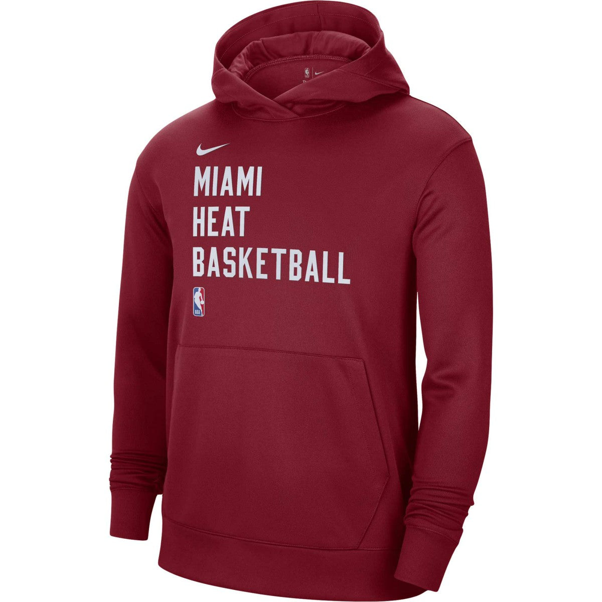 Nike - Miami Heat Unisex 2023/24 Performance Spotlight On-Court Practice Pullover Hoodie - Red