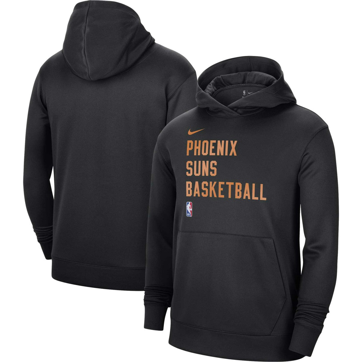 Nike - Phoenix Suns Unisex 2023/24 Performance Spotlight On-Court Practice Pullover Hoodie - Black