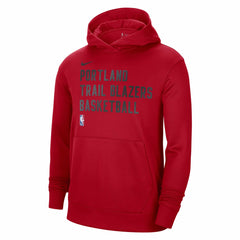 Nike - Portland Trail Blazers Unisex 2023/24 Performance Spotlight On-Court Practice Pullover Hoodie - Red