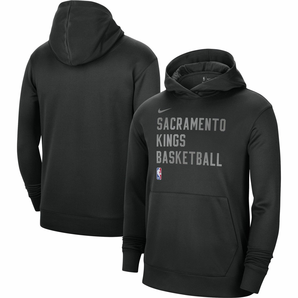 Nike - Sacramento Kings Unisex 2023/24 Performance Spotlight On-Court Practice Pullover Hoodie - Black