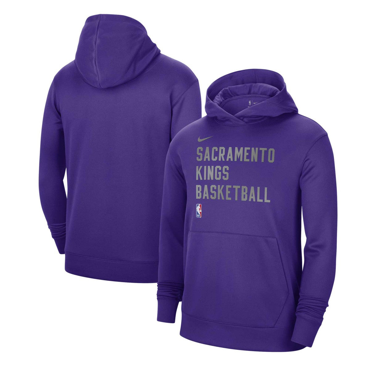 Nike - Sacramento Kings Unisex 2023/24 Performance Spotlight On-Court Practice Pullover Hoodie - Purple