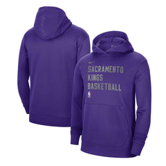 Nike - Sacramento Kings Unisex 2023/24 Performance Spotlight On-Court Practice Pullover Hoodie - Purple