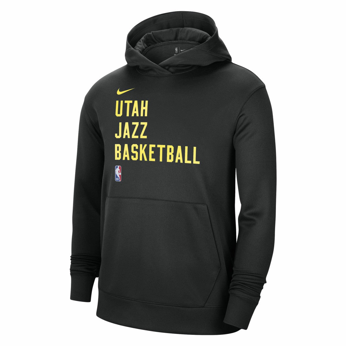 Nike - Utah Jazz Unisex 2023/24 Performance Spotlight On-Court Practice Pullover Hoodie - Black