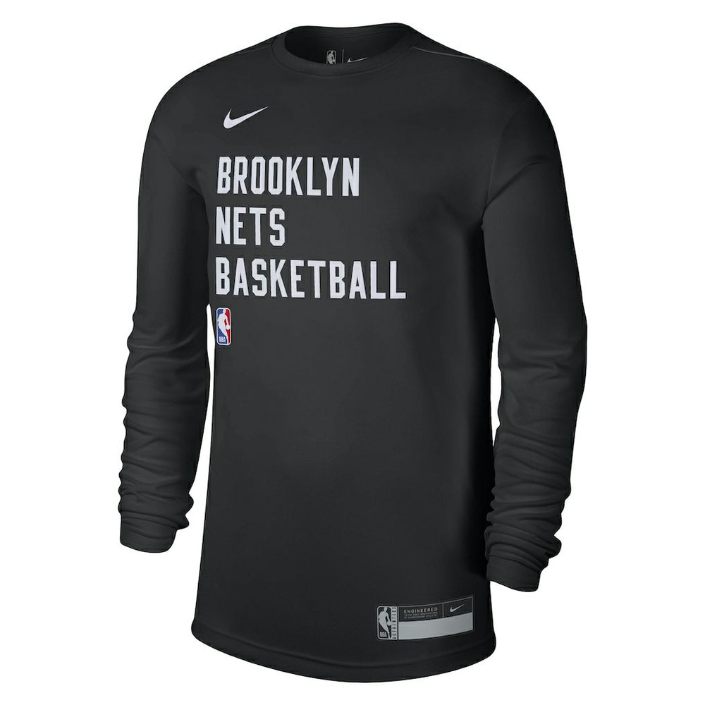 Nike - Brooklyn Nets Unisex 2023/24 Legend On-Court Practice Long Sleeve T-Shirt - Black