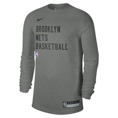Nike - Brooklyn Nets Unisex 2023/24 Legend On-Court Practice Long Sleeve T-Shirt - Heather Gray