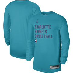 NBA - Charlotte Hornets Jordan Brand Unisex 2023/24 Legend On-Court Practice Long Sleeve T-Shirt - Teal
