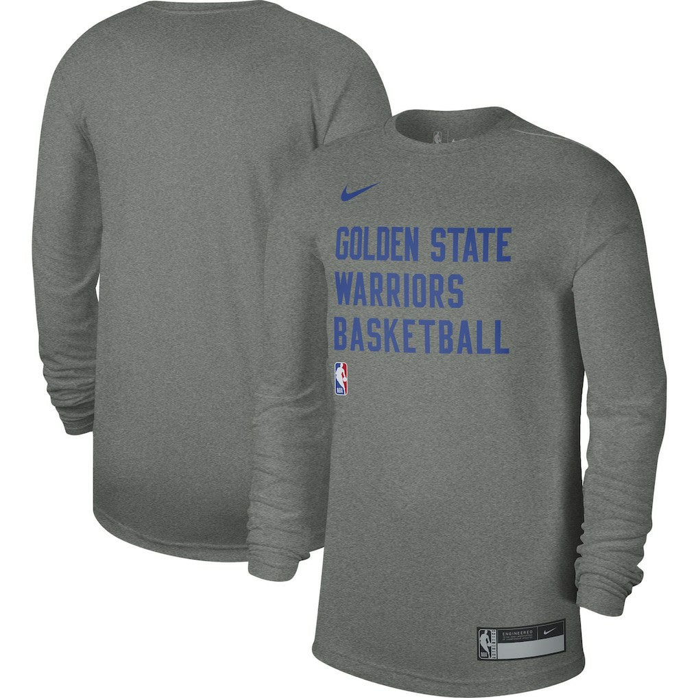 Nike - Golden State Warriors Unisex 2023/24 Legend On-Court Practice Long Sleeve T-Shirt - Heather Gray