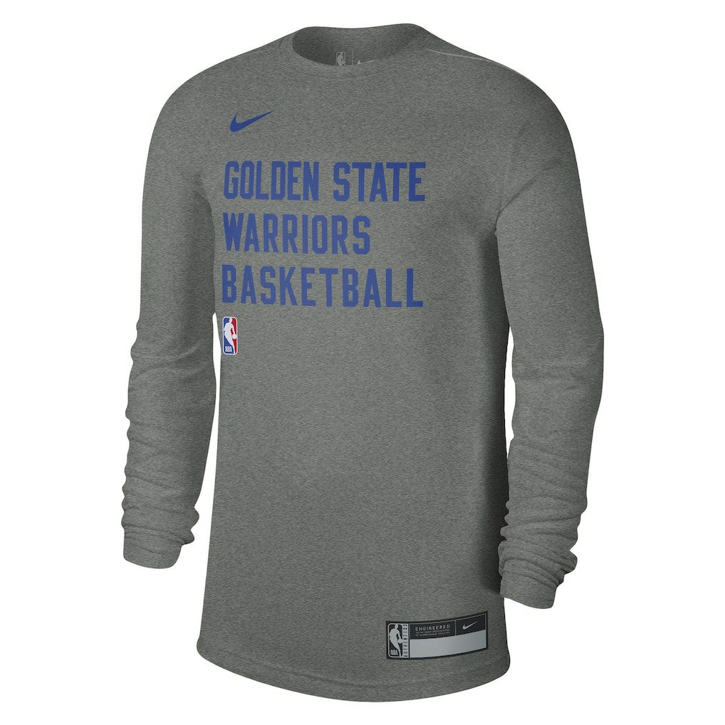 Nike - Golden State Warriors Unisex 2023/24 Legend On-Court Practice Long Sleeve T-Shirt - Heather Gray
